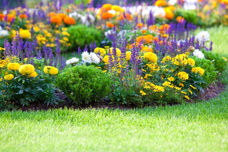 Flower Bed Mulching