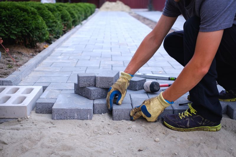 Paver installation process